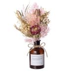 [SOMU Bottle] сухой цветок букет стекло бутылка комплект . дом для интерьер подарок подарок подарок ( коралл )