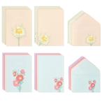  моно Like цветок * four * You ver.2 бумага для писем + конверт 8 вида комплект - Flower for you ver.2 Letter Paper Set
