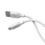 CIO 柔らかいシリコンケーブル USB タイプC(Type-C) タイプA(Type-A) QC3.0 2.4A 急速 充電 2m 絡まない iPh