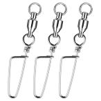 Atibin すいべる 釣り スイベル スナップ付き サルカン ローリング 渓流 すなっぷ さるかん 釣り用 よりもどし ジギング コーストロックスナ