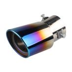 Beiwoer универсальный насадка на глушитель titanium жарение способ подлинный иен type нисходящий выхлоп труба малолитражный легковой автомобиль пассажирский автомобиль установленный позже экстерьер детали калибр 63MM установка диаметр 38mmΦ-5