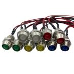 J-base LED лампочка-индикатор 12V универсальный модель мотоцикл машина мотоцикл 10 шт. комплект DIY мотоцикл ...