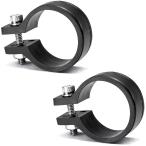 興栄化成 樹脂パイプクランプ 48.6mm パイプ固定金具 パイプステー 配管 29サイズ 耐候性 黒 2個 KFBS21