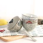 茶碗  275ml 花柄 ライスボウル  おしゃれ 和食器 陶器