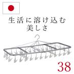 洗濯ハンガー ピンチハンガー 物干しハンガー 38ピンチ  ピンチハンガー   ステンレス より軽い スチール製  洗濯ばさみ