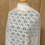  кружевное полотно хлопок хлопок russell гонки лоскут довольно большой цветочный принт 0077-3663-K off белый белый хлопок 50cm единица измерения 