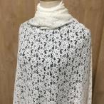  кружевное полотно хлопок хлопок russell гонки лоскут довольно большой цветочный принт 0127-2655 off белый белый хлопок 50cm единица измерения 