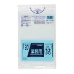 ジャパックス 透明ポリ袋 20L 10枚入 TM-23 0.025mm