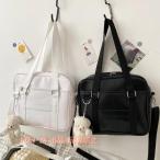  большая вместимость кожзаменитель school сумка на плечо плечо наклонный . акционерное общество . ранец мужской вспомогательный сумка средняя школа женщина JK задний сумка школа форма ko