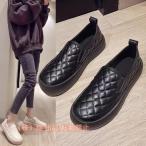  туфли без застежки шнур нет спортивные туфли стеганое полотно женский спортивные туфли усталость нет PU кожзаменитель плоская обувь акционерное общество . большой размер весна лето осень-зима 