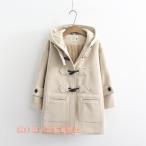  женский школьное пальто женщина полупальто "даффл коут" nak студент с хлопком жакет легкий ученик неполной средней школы толстый с капюшоном . посещение школы теплый акционерное общество .