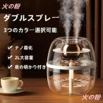 加湿器 スチーム式 大容量加湿器 おしゃれ 静音 LEDライト 細微ミスト 錦 自動停止 快適 オフィス 寝室 2000ML お手入れ簡単 空焚き防止 省エネ 2023最新版