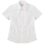 BESTELLA スクールシャツ 半袖 夏 女子 制服 オフホワイト 形態安定加工 S-LL BS350