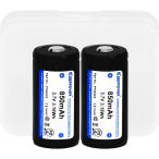  lithium ион батарейка 16340 850mAh KEEPPOWER 3.7V защита схема имеется lithium ион аккумулятор перезаряжаемая батарея 2 шт. комплект DLG производства cell SEIKO производства PCB( защита ) схема 