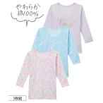 キッズ 綿100％ インナー 3枚組 女の子 子供服 ジュニア服 身長100〜160cm ニッセン nissen