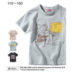 トップス チュニック TOM&amp;JERRY 綿１００％トム＆ジェリープリント半袖Tシャツ 子供服 男の子 女の子 ジュニア服 ニッセン nissen