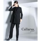 ショッピング喪服 喪服 スーツ パンツ レディース 礼服 Callarus 日本製生地使用洗える防しわ デザイン 3点セット ロング丈 ジャケット ＋ドレープ ブラウス ＋ ニッセン nissen