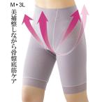 ショッピングガードル ガードル レディース クロスで引きあげ 骨盤 底筋 ロング M/L/LL/3L ニッセン nissen