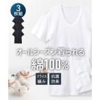  внутренний рубашка короткий рукав большой размер мужской антибактериальный дезодорация обработка хлопок 100%f рис V шея 3 листов комплект весна лето осень-зима большой Large мужчина нижнее белье нижнее белье 3L~10Lnisennissen