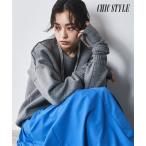 ニット セーター レディース アームウォーマー付クルーネック プルオーバー シックス タイル 対応 冬 M〜5L ニッセン nissen