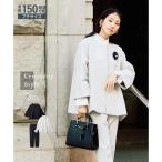 ショッピングフォーマル スーツ パンツ フォーマル 小さいサイズ レディース 入学式 卒業式 Aライン ジャケット 3点セット ＋袖フリル ブラウス ＋テーパード 低身長さん 小柄女性