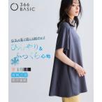 トップス チュニック 大きいサイズ レディース ひんやり柔らかダンボール ニット ゆるシルエット 接触冷感 吸