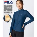 FILA Rush Guard женский палец дыра cup есть одноцветный ZIP вода суша обе для UV cut 344-632 лето симпатичный модный | S/M/L/LL |nisennissen