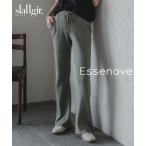  flare pants ботинки cut брюки высокий размер женский высота рост вязаный flare pants выставить соответствует Essenave осень-зима | M/L |nisennissen