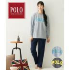 パジャマ 上下セット レディース POLO BCS ビッグロゴ裏シャギー ルームウェア 秋 冬 セットアップ 部屋着 女性 | M/L | ニッセン nissen