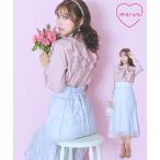 ロングスカート レディース バック 編み上げ レース マーメイド スカート marun マキシスカート 長め ロンスカ | L/LL/3L/4L/5L | ニッセン nissen