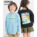 トップス・チュニック トレーナー 子供服 キッズ MINECRAFT マインクラフト 裏起毛 プリント 男の子 女の子 冬 ト