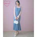  сарафан женский cut Denim Cami One-piece marun весна осень-зима Jean ska | L/LL/3L/4L/5L |nisennissen
