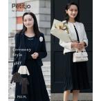 スーツ フォーマル 小さいサイズ レディース 入学式 卒業式 3点セット ジャケット 2点＋ プリーツ ワンピース 低身長さん 小柄女性 春 秋 冬 ニッセン nissen