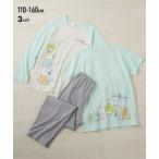 пижама ребенок одежда Kids древесный уголь .ko... tops короткий рукав tops + длинный рукав + длина длина брюки девочка весна лето осень салон одежда | рост 110~160cm |nisennissen