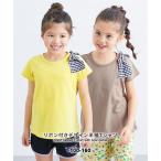  футболка ребенок одежда Kids лента имеется дизайн короткий рукав девочка лето tops cut and sewn | рост 140/150/160cm |nisennissen