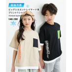  футболка ребенок одежда Kids контакт охлаждающий большой Silhouette Layered способ принт мужчина девочка лето tops cut and sewn | рост 140/150/160cm |nisennissen
