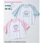  футболка ребенок одежда Kids Sanrio герой z×hiya long контакт охлаждающий сетка короткий рукав принт девочка лето tops | рост 100~150cm |nisennissen