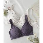 授乳ブラ マタニティ ブラジャー ママ インナー レーヨンベア天竺 リボン柄 授乳 ブラ 産前 産後 春 夏 秋 冬 下着 | M/L | ニッセン nissen