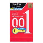 コンドーム オカモト ゼロワン 0.01 Lサイズ たっぷりゼリー 3個入 ポリウレタン 避妊具 薄い 001 okamoto