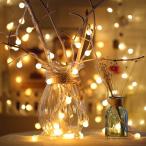 LEDライト イルミネーション USB クリスマスLED パーティ用電飾 ライト 3m 電球色 クリスマスツリー用 デコレーション ク イベント ボールストリング状 星状