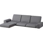 ソファー ソファ 布張りローソファ4点セット(CE02 DGY) ニトリ