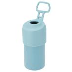ペットボトルホルダー 折りたたみハンドル付き 500-650ml (E ブルー) ニトリ