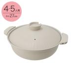 IH・ガス火 超軽量 土鍋風卓上鍋 27cm