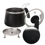 1台10役　マルチポット　ストレーナー付き　1.9L　ブラック ニトリ