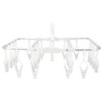  простой брать . включая PC прищепка aluminium вешалка 24 прищепка ( белый )nitoli