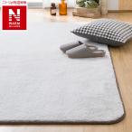 洗える 吸湿発熱+蓄熱+保湿 + 抗菌防臭加工+防ダニ加工ラグ(NウォームWSP 185X185MO MX52) ニトリ