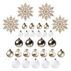 ショッピングオーナメント ボールオーナメント(30P ゴールド Dn5CB) デコホーム ニトリ