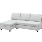 収納付きカウチソファベッド(ノアーク3 右カウチ 撥水加工タイプ LGY) ニトリ 期間限定価格：1/5まで