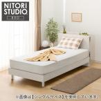 クイーン 棚・サイド収納付きベッ�