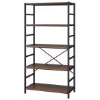 シェルフ(4ダンシェルフ NT-1565 BK/WN)ニトリ